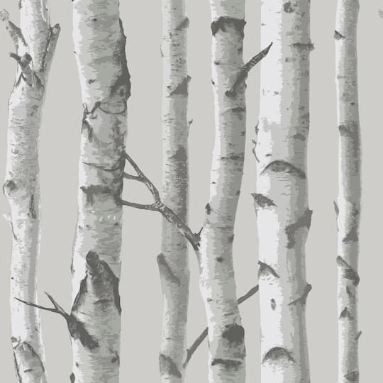 NuWallpaper Birch Gray Peel &#x26; Stick Wallpaper